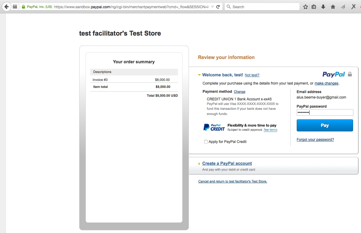 Payment Without Invoice