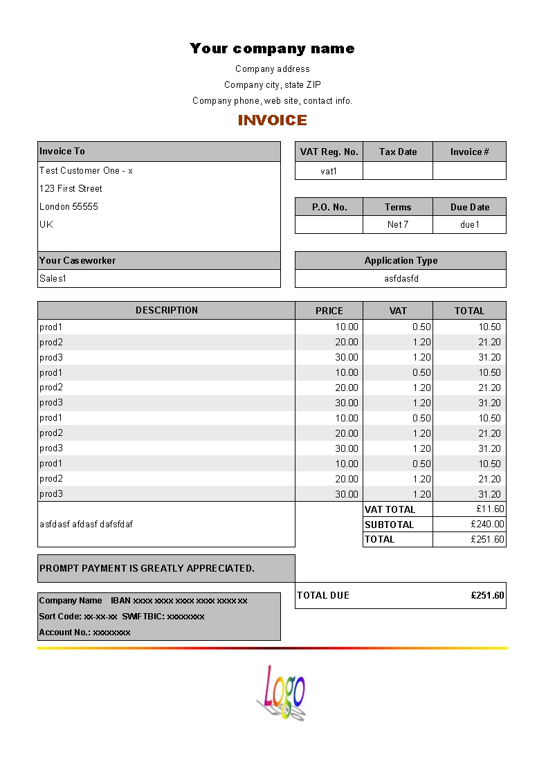pro forma vat invoice purchase invoice template 10 results found uniform invoice 789 X 1117