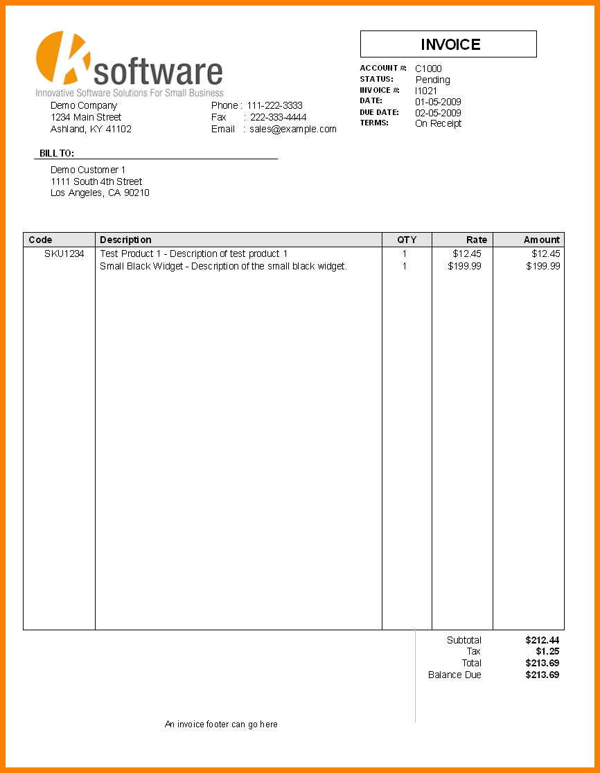 service tax invoice format ledger paper 866 X 1116