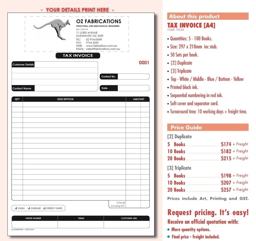 tax invoice template pdf free contractor invoice template pdf design invoice template 978 X 921