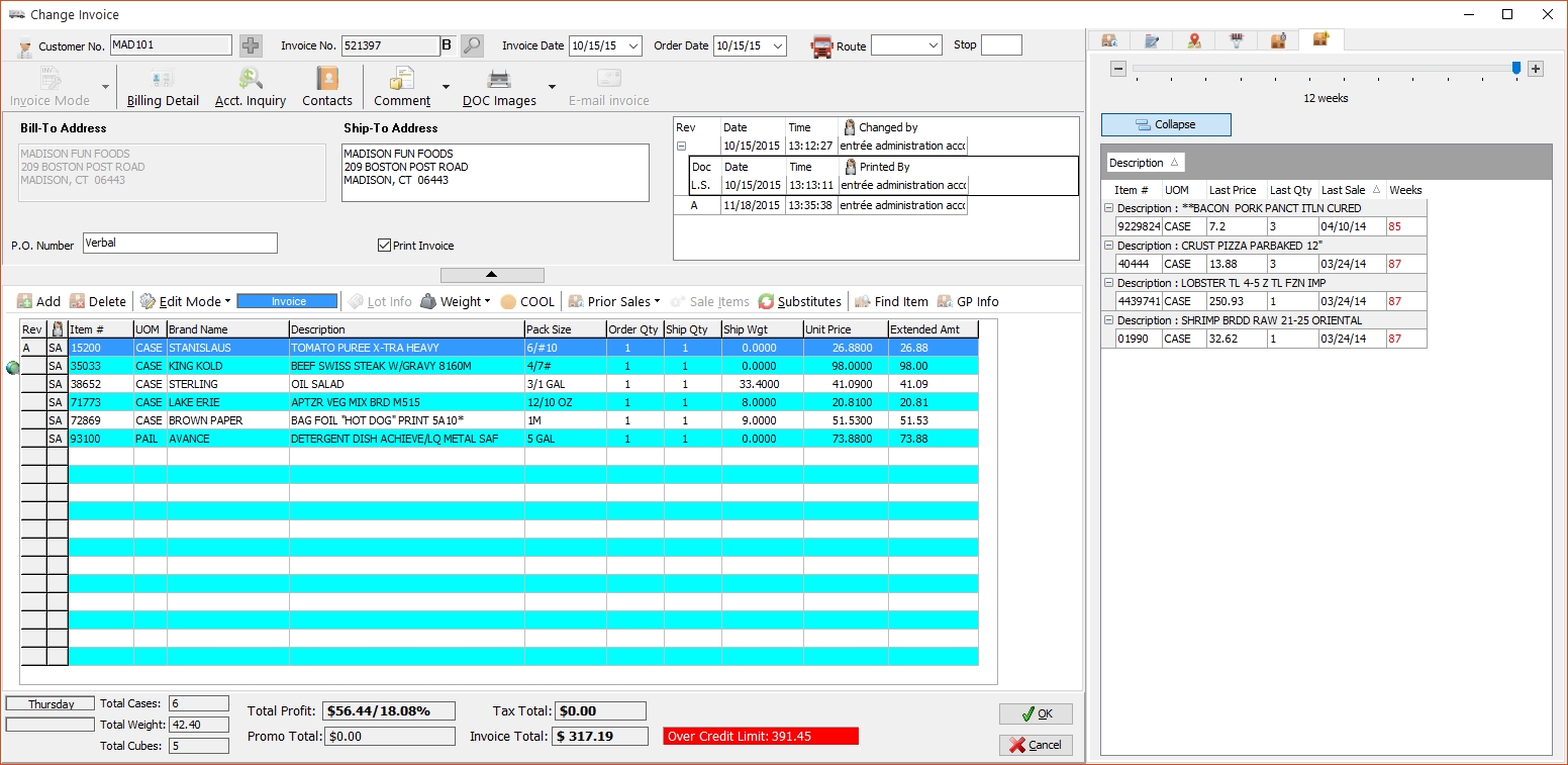 change invoicecredit memo credit memo invoice