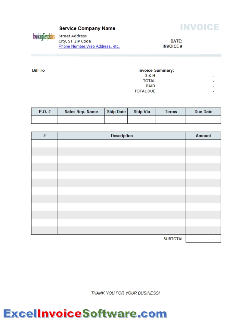 Flooring Invoice Template * Invoice Template Ideas