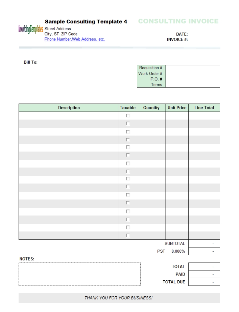invoice for work done resume templates invoice for work