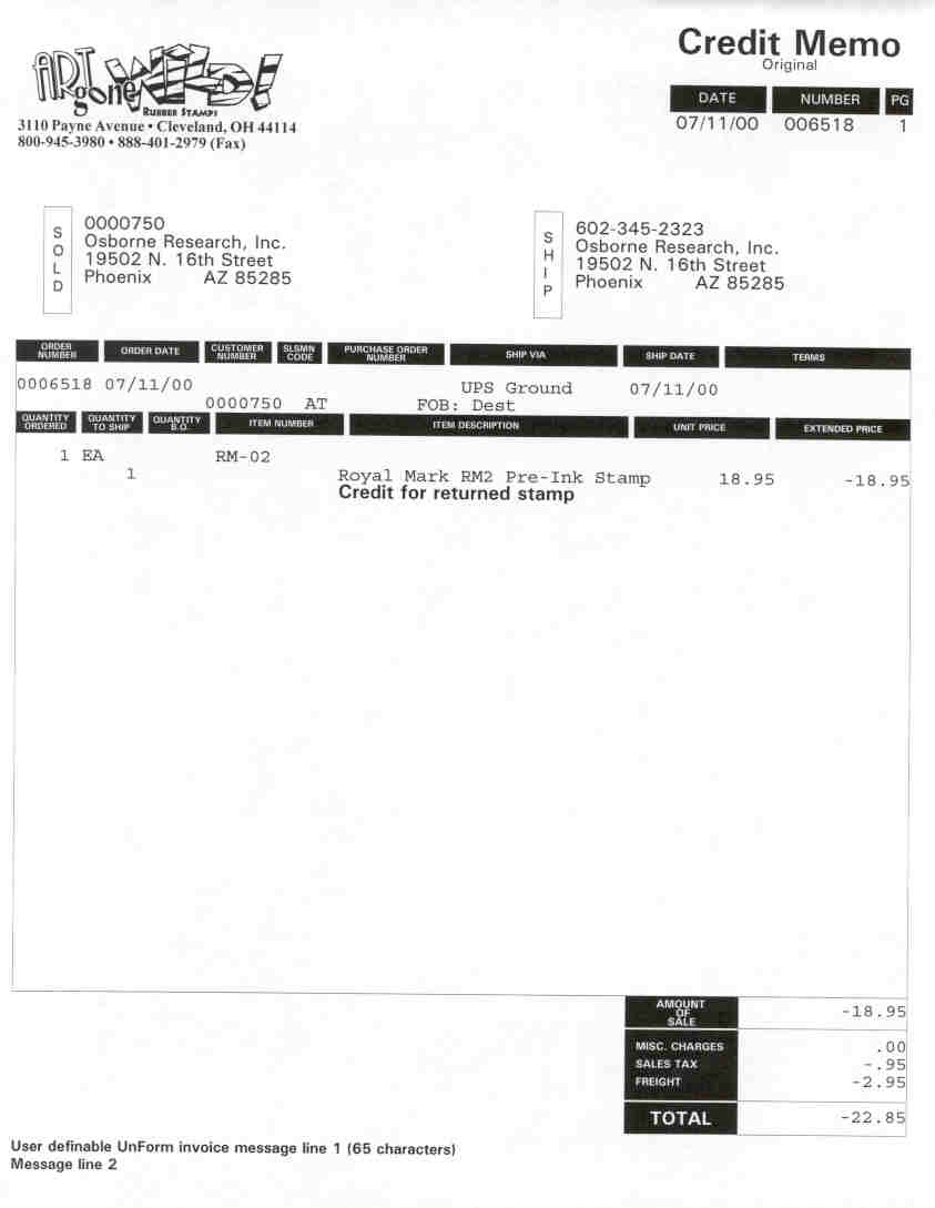 credit-memo-invoice-invoice-template-ideas