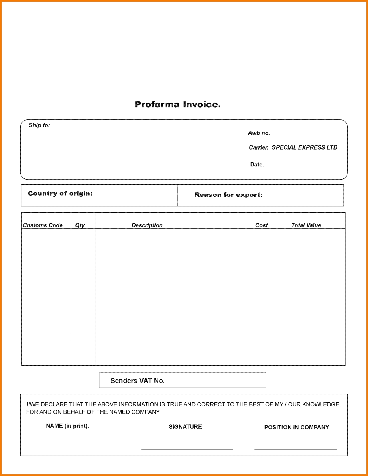 performa invoice template 8 proforma invoice template receipt templates 1287 X 1662