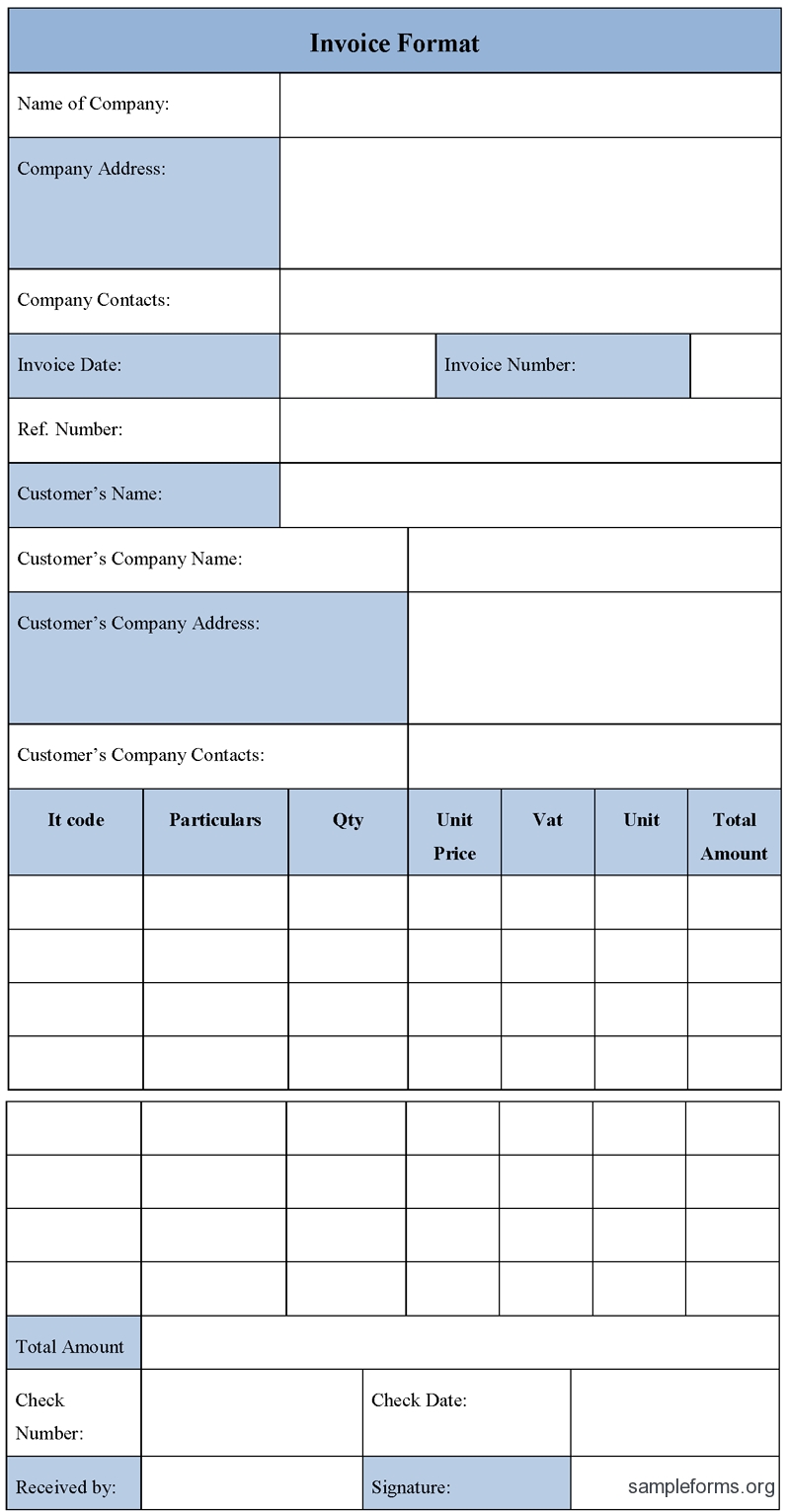 make invoice excel