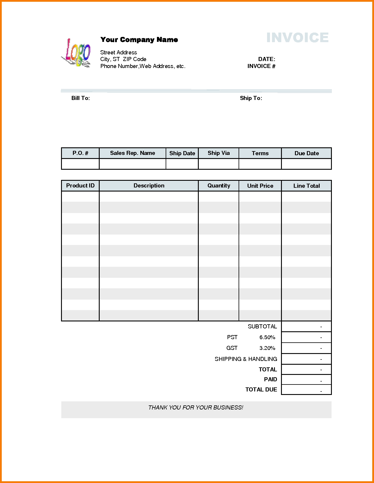 free invoice online invoices templates for free download hotel invoice template for 1287 X 1662