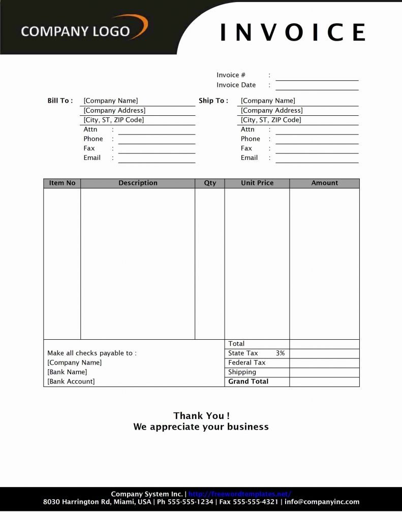 quickbooks create invoice template