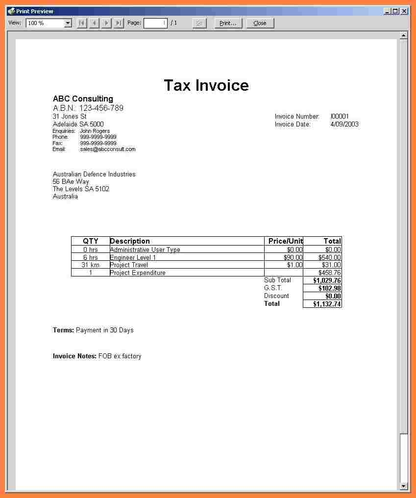8 an example of an invoice bussines proposal 2017 an example of an invoice
