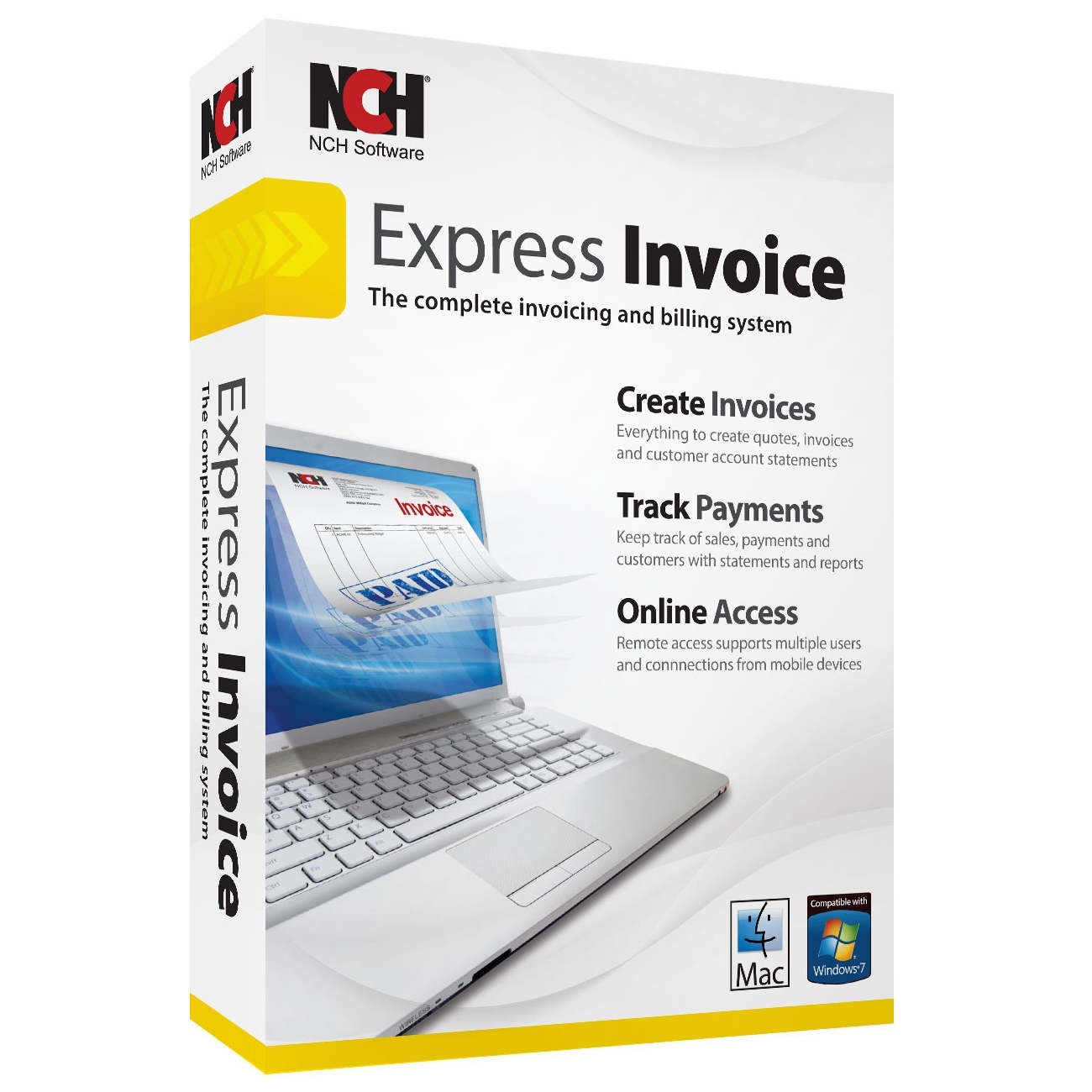 nch software ret ei001 express invoice win mac crom invoices nch invoice software