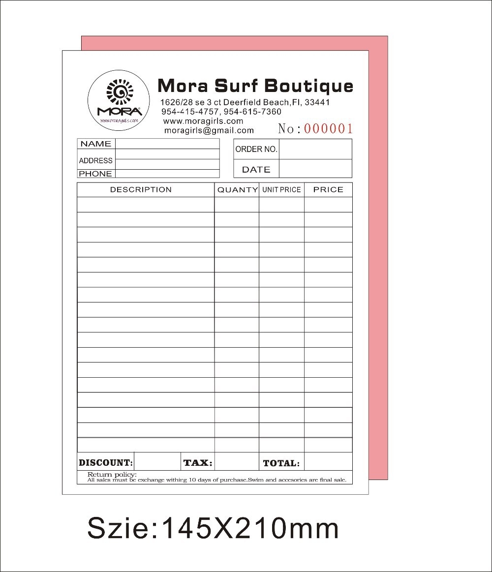 online buy wholesale custom invoice books from china custom invoice books online