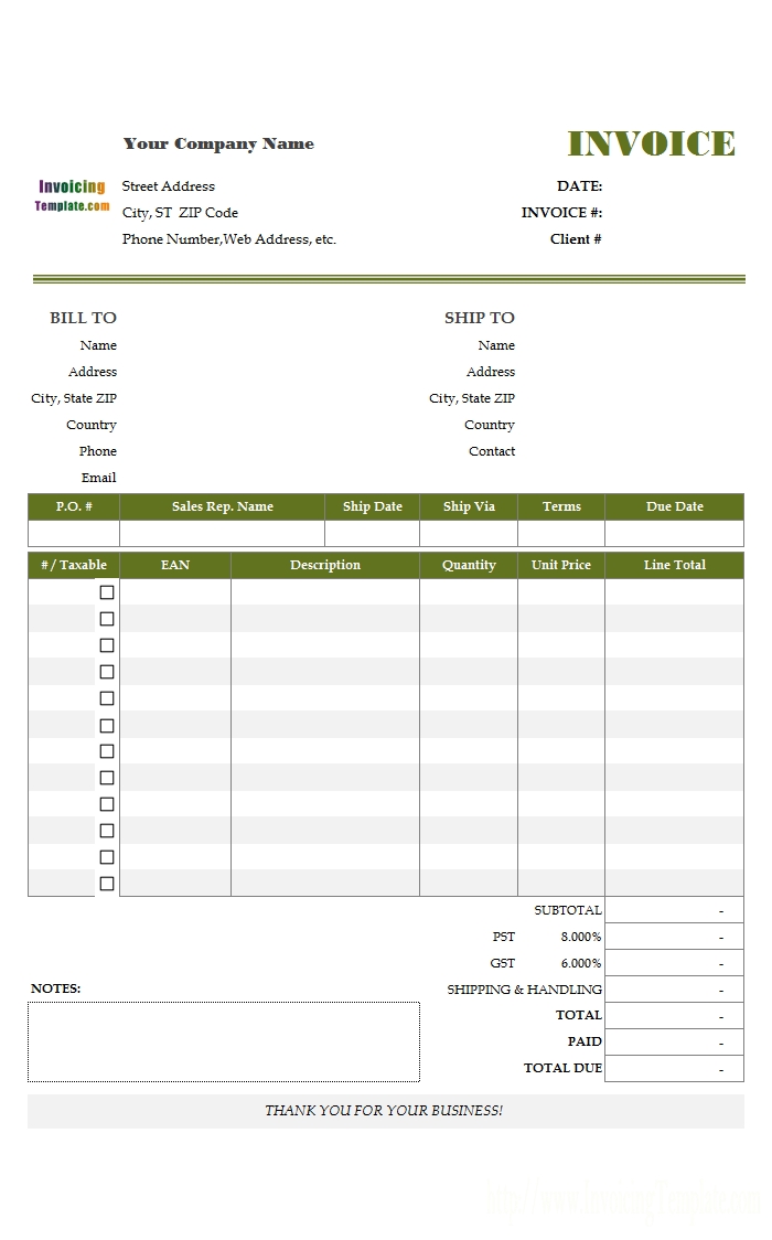 word rent invoice template rental invoice template word