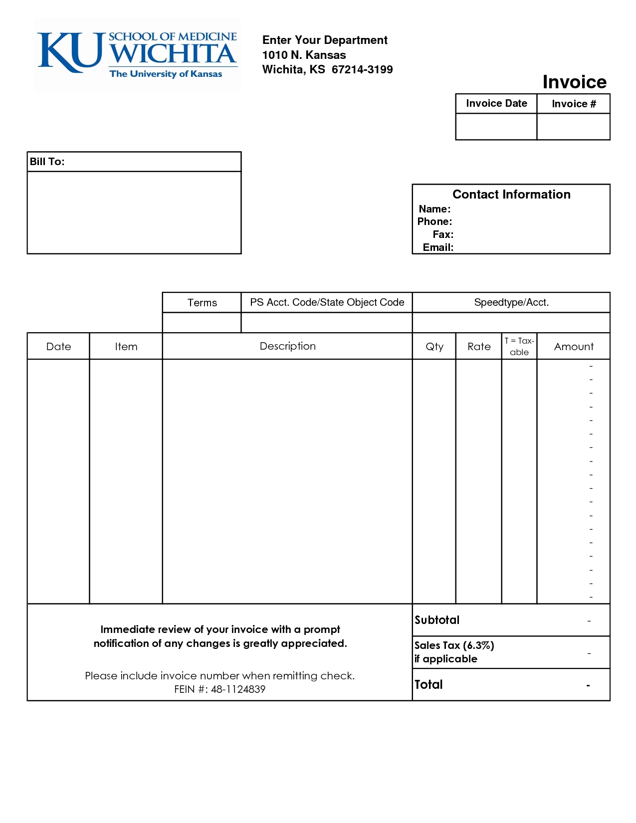 Bill Invoice Sample * Invoice Template Ideas