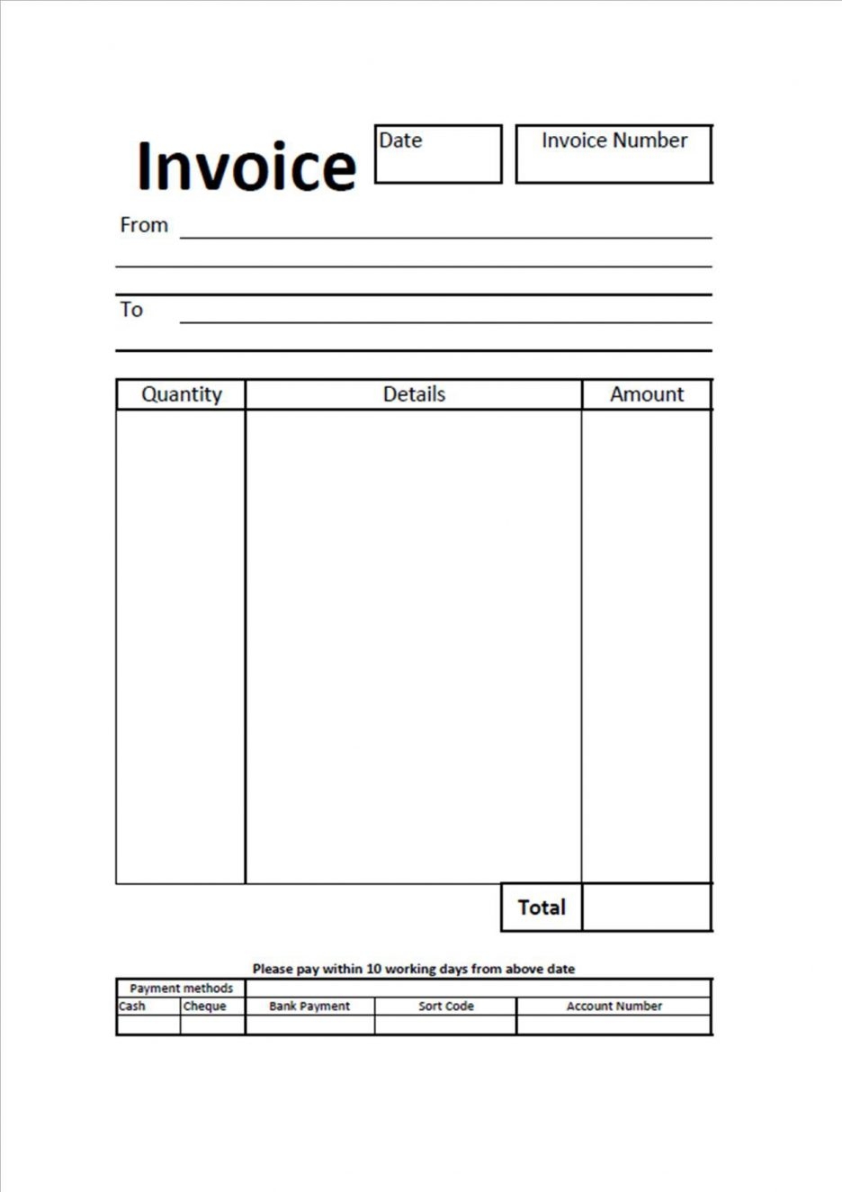 blank invoice document residers blank invoice document