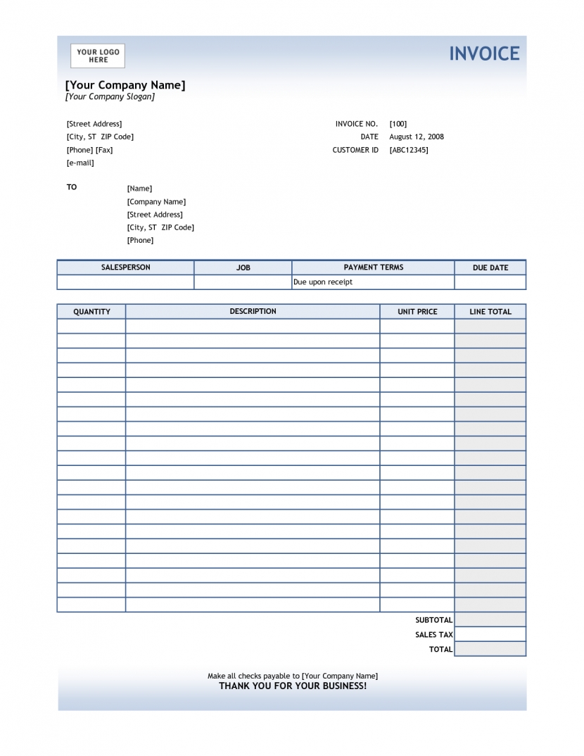 example of invoices templates invoice template ideas an free 2016 maintenance invoice template