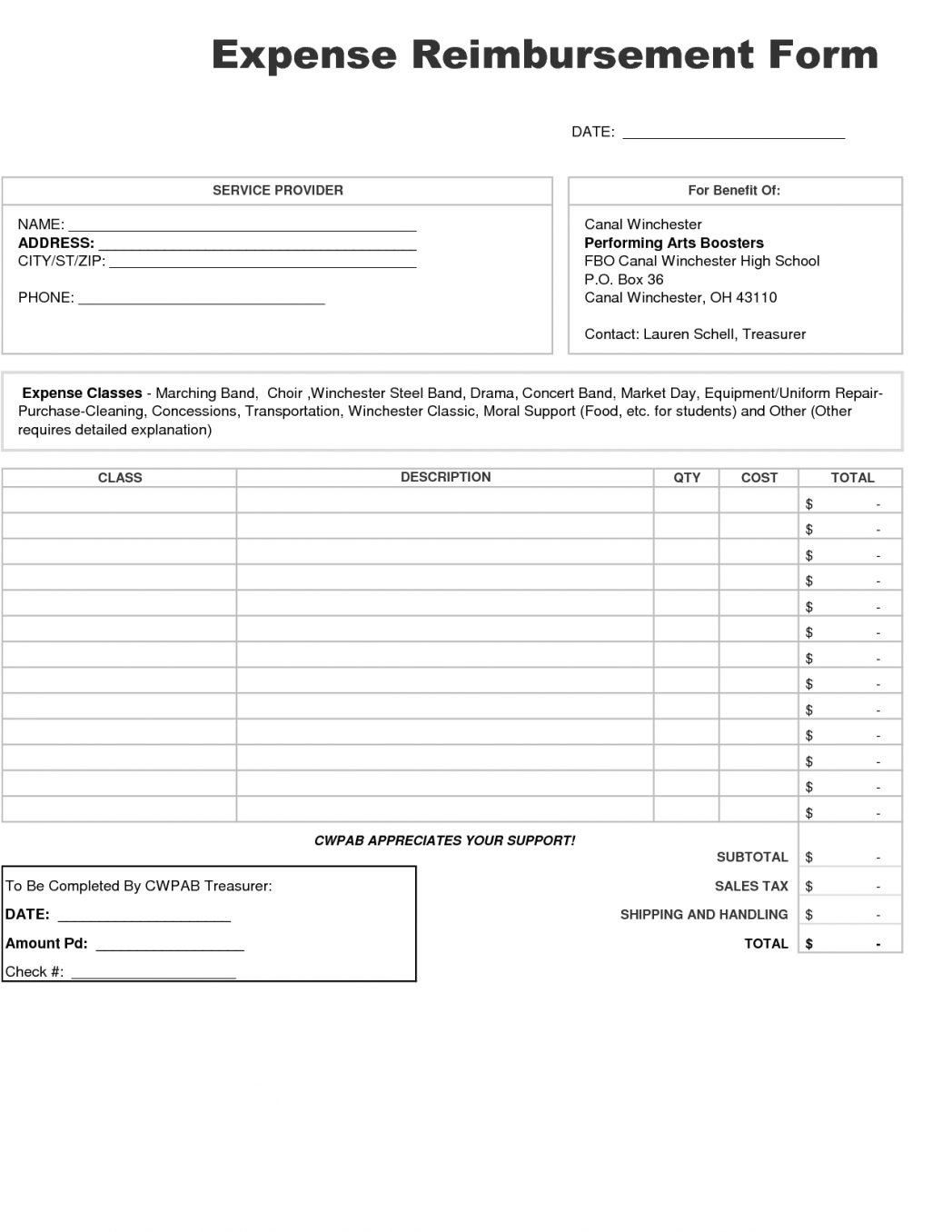 expense invoice template ideas sample reimbursement mbbtrafo invoice for reimbursement