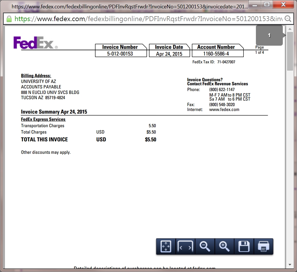 fedex invoice number fedex invoice management financial services office the 1026 X 941