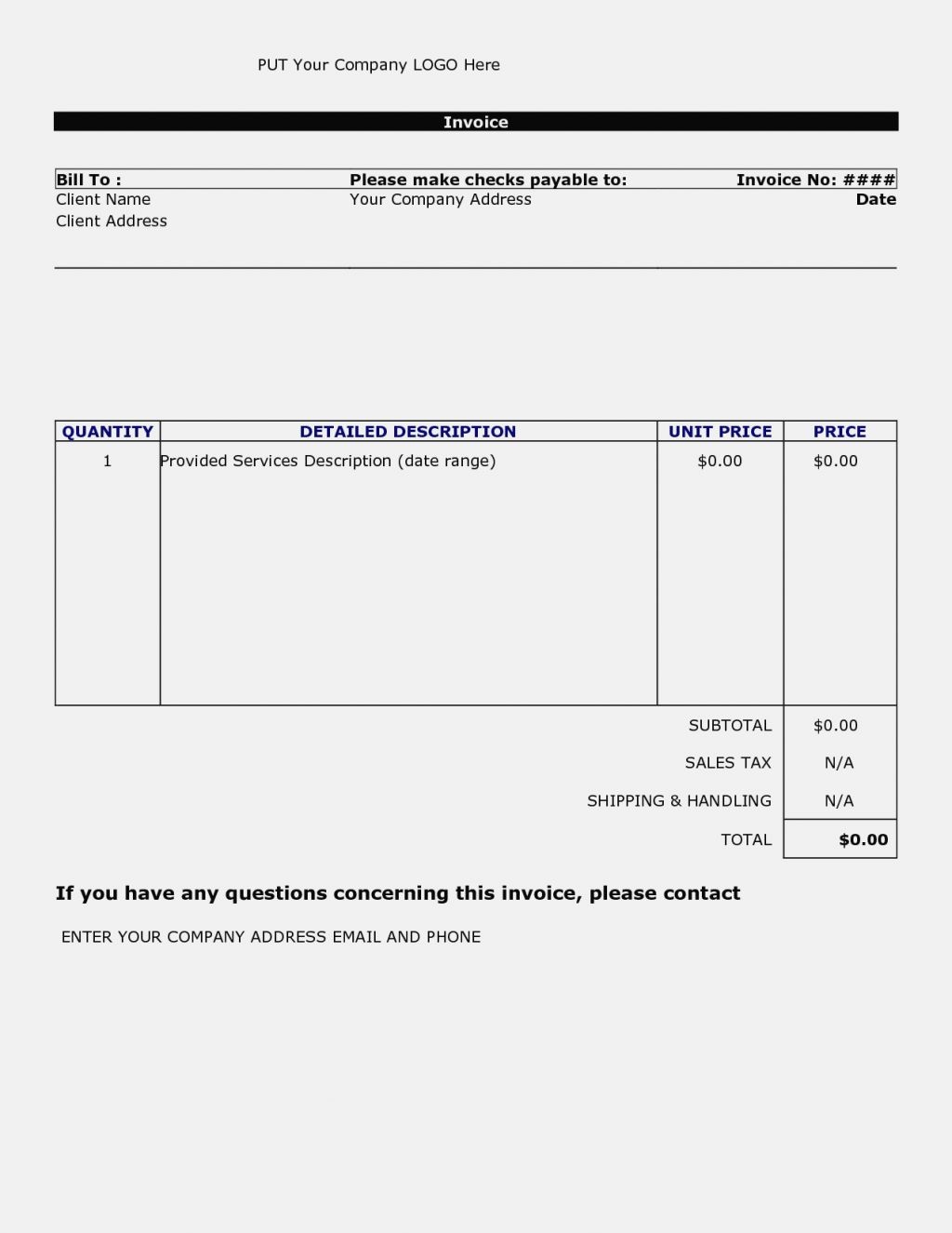 invoice template for word blank mac commercial format editable art simple invoice template for mac