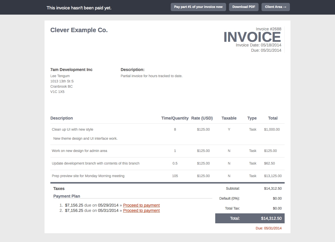 open invoice app