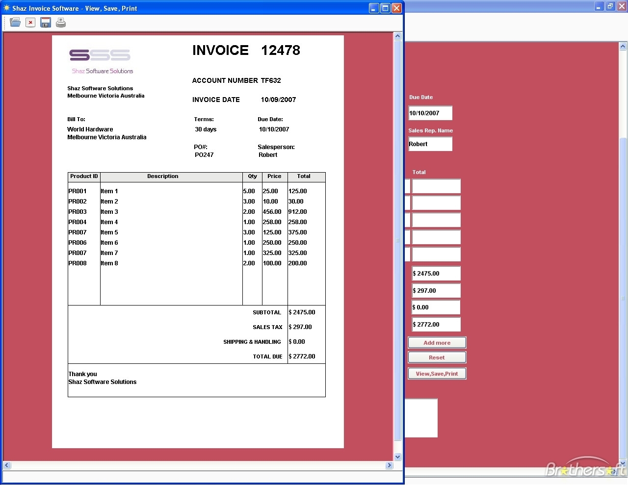 google calendar invoice creator