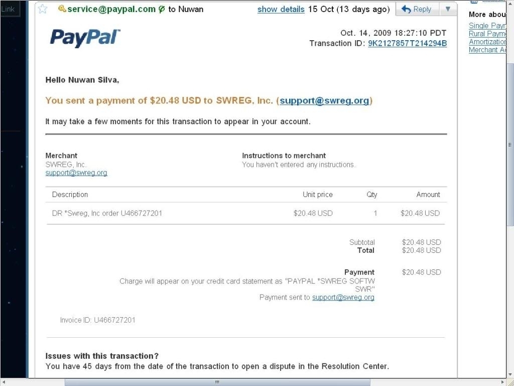 paypal international transaction fee