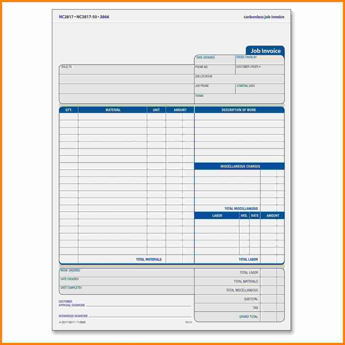 8 job invoice template ledger paper free 119 mdxar job invoice template