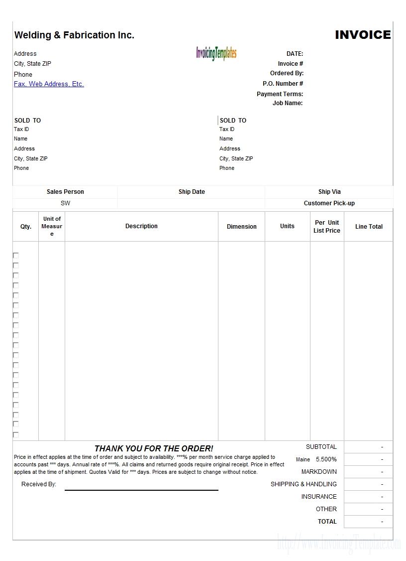 nz invoice template new zealand tax invoice template 816 X 1126