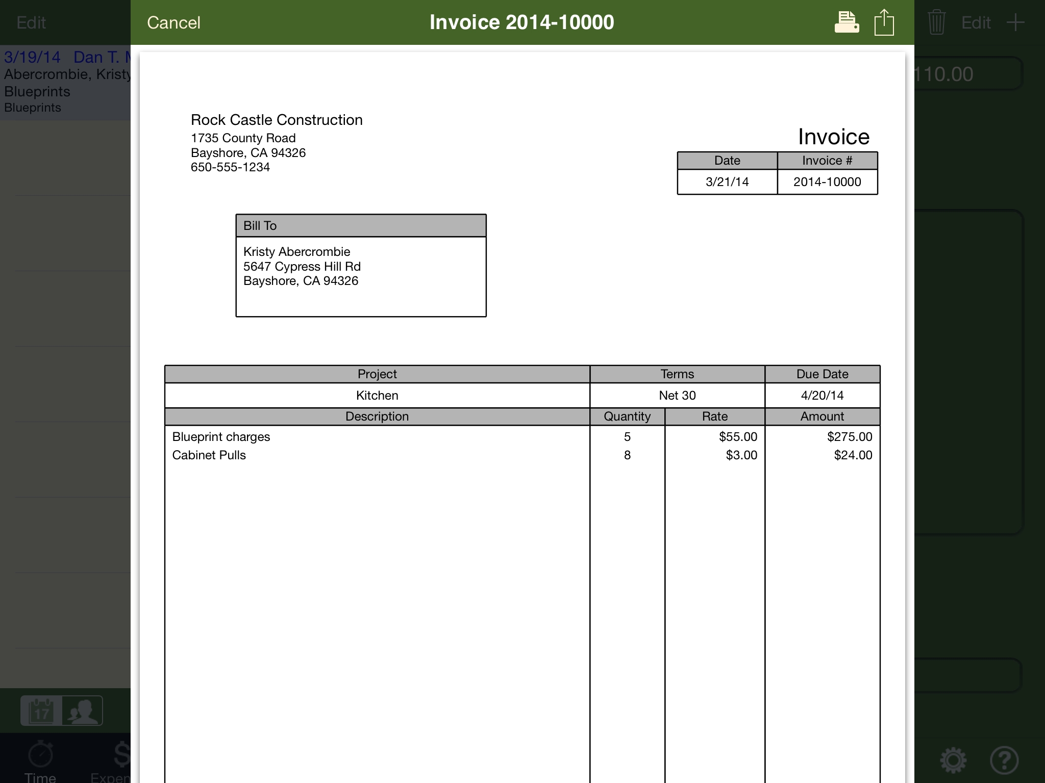 quickbook custom invoices