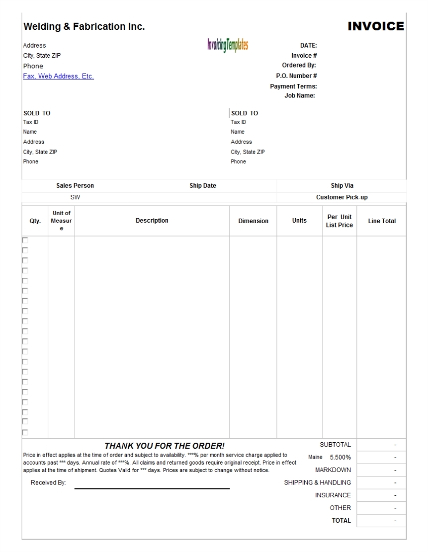 sole trader invoice example download sole trader invoice template rabitah 861 X 1111