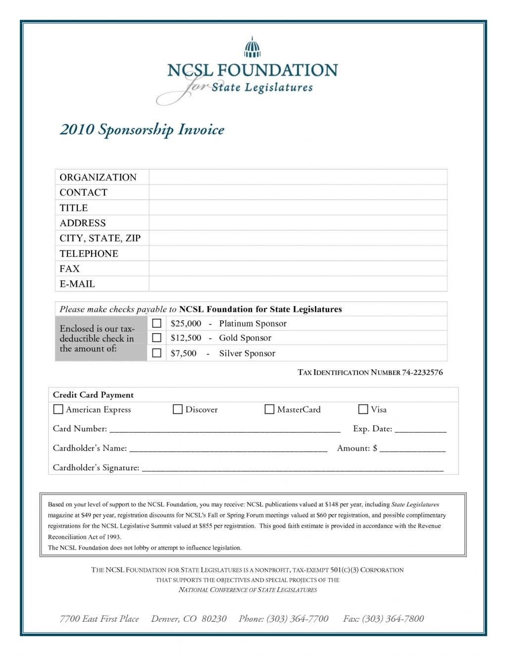 sponsorship invoice template word printable invoice template sponsorship invoice template