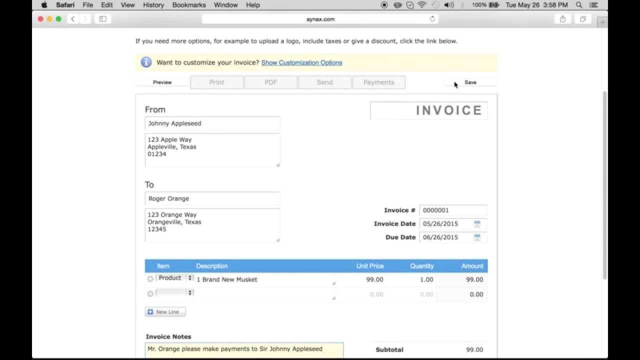 aynax invoice printable invoice template aynax invoice login