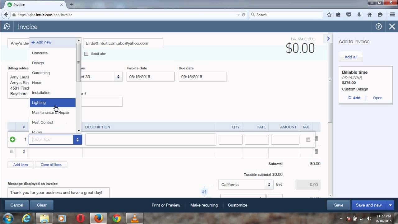 email invoice to multiple email addresses with quickbooks online quickbooks email invoice