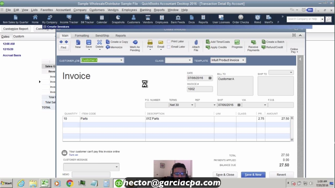 Importing Invoices Into Quickbooks * Invoice Template Ideas