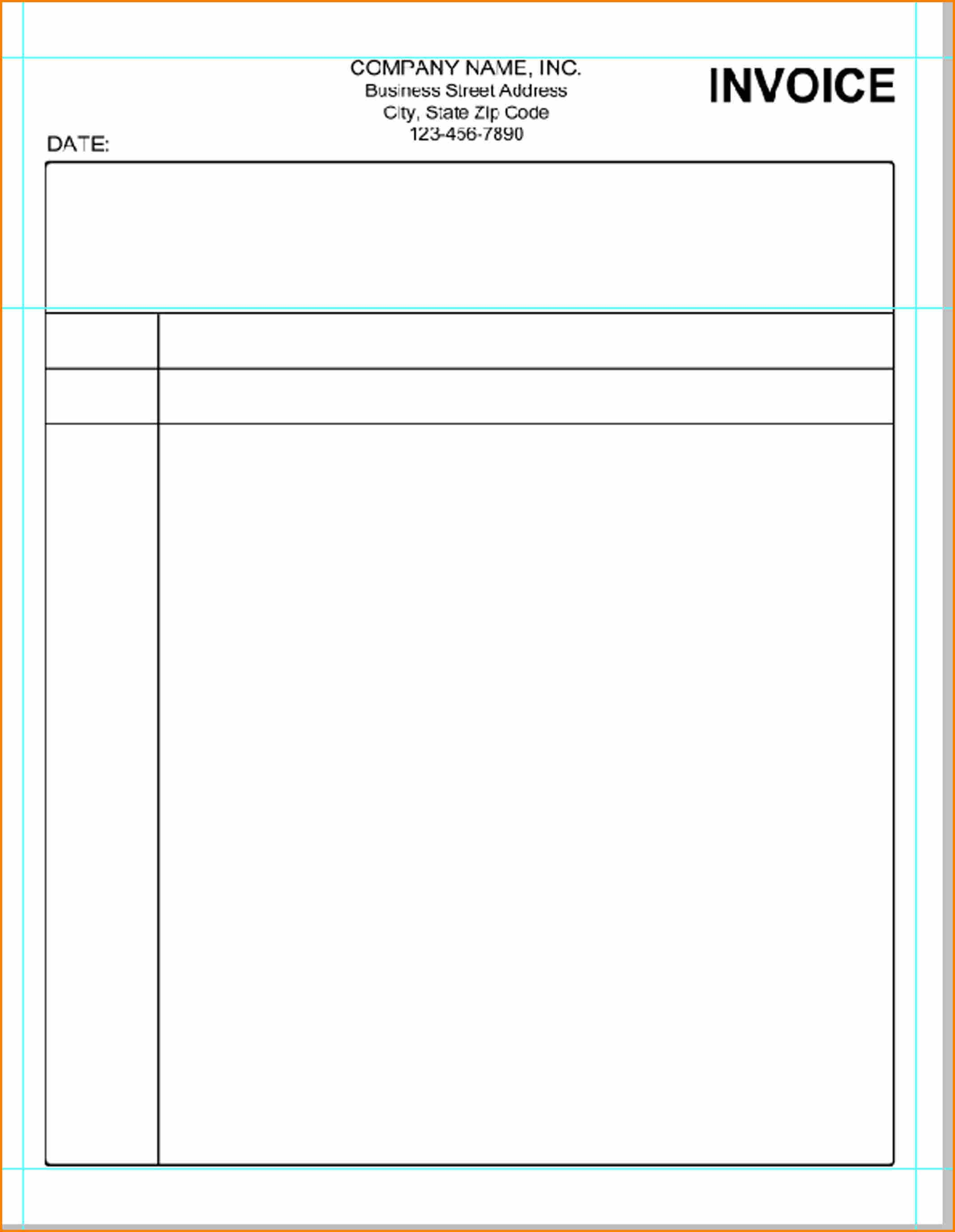 simple invoice format in word 9 computer blank bill format simple bill 2133 X 2752