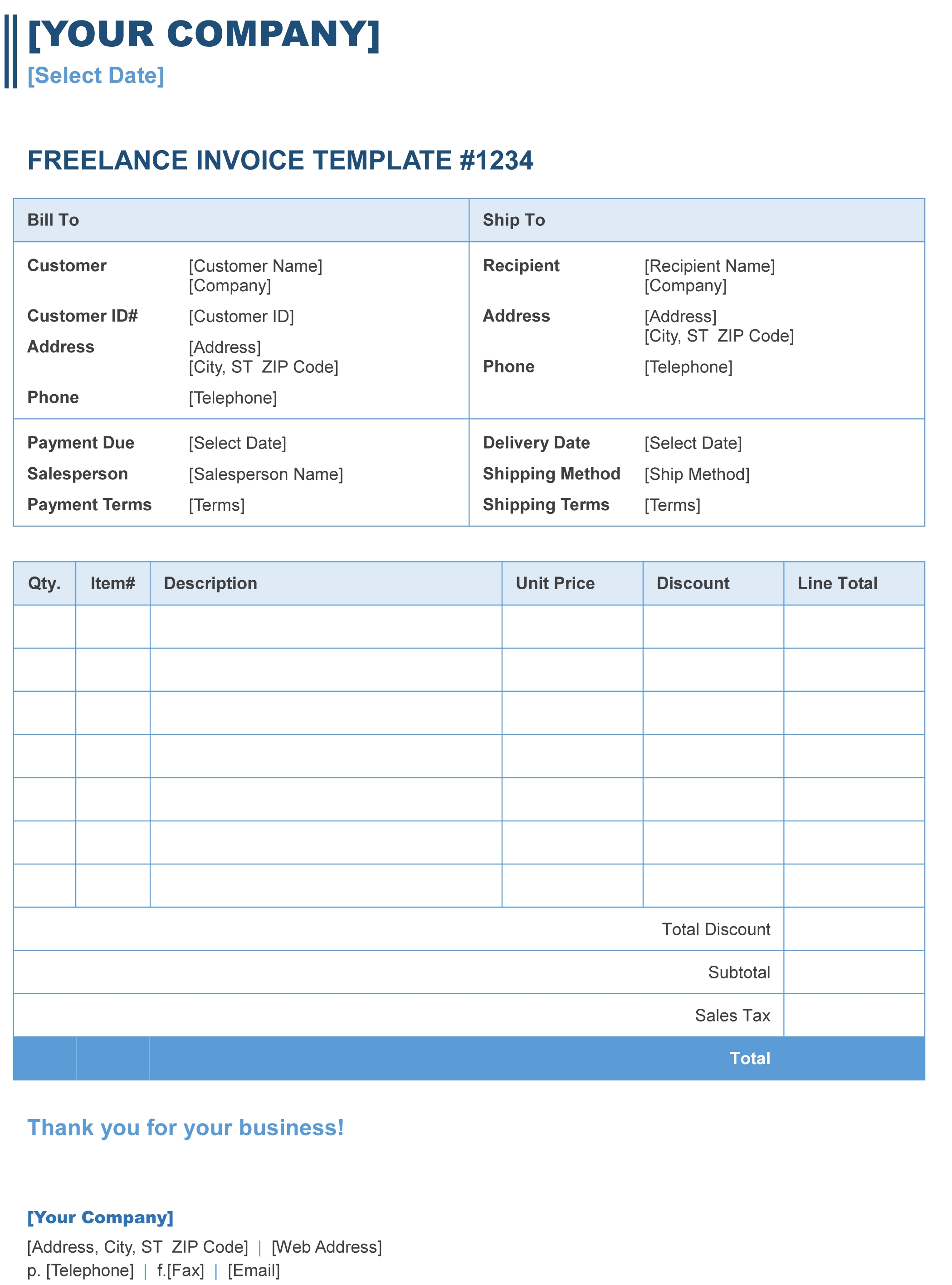 blank invoice template for microsoft word ms word invoice template free
