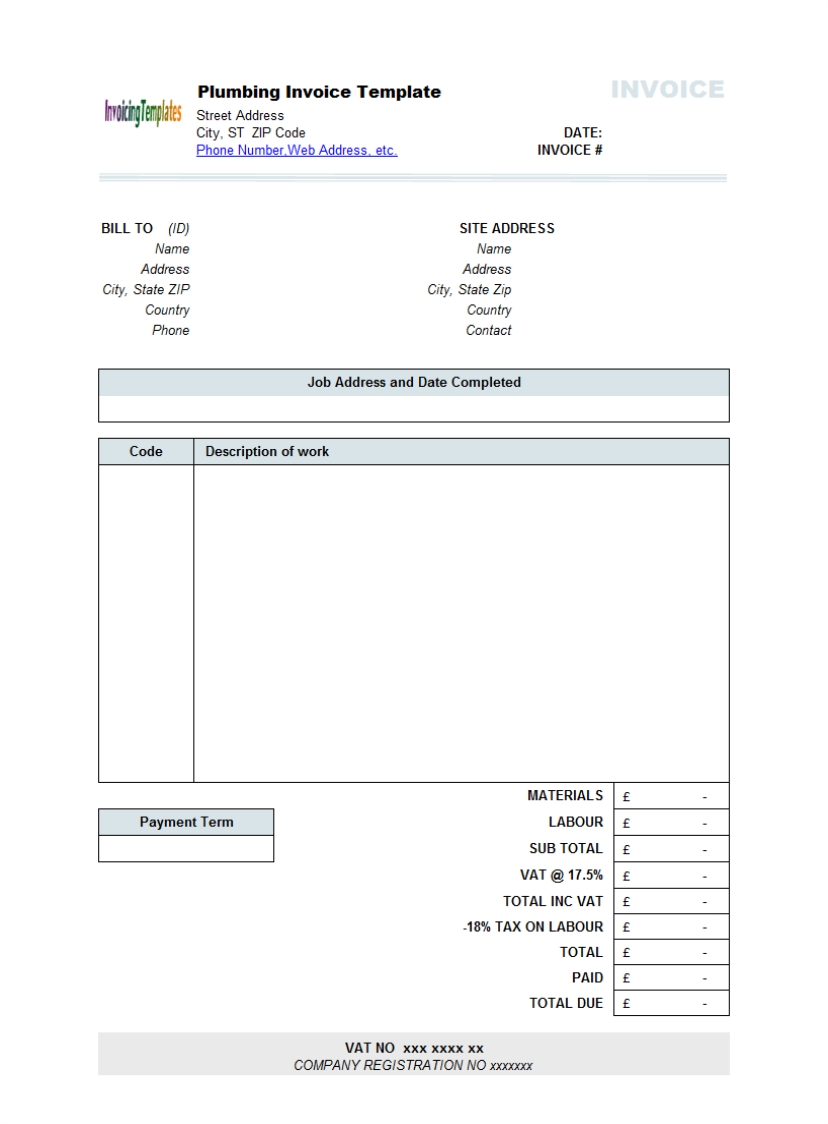 free contractor invoice resume templates contractor invoice software