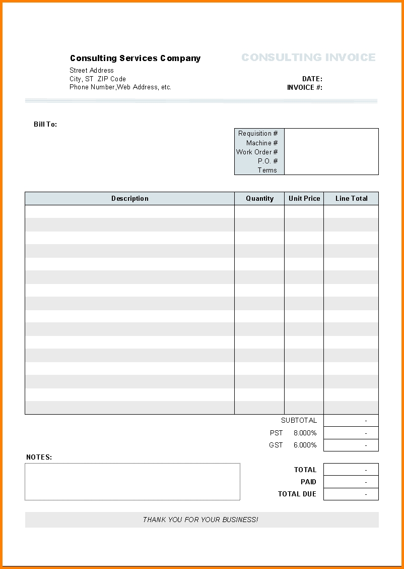 invoice format doc robinhobbs invoice doc template
