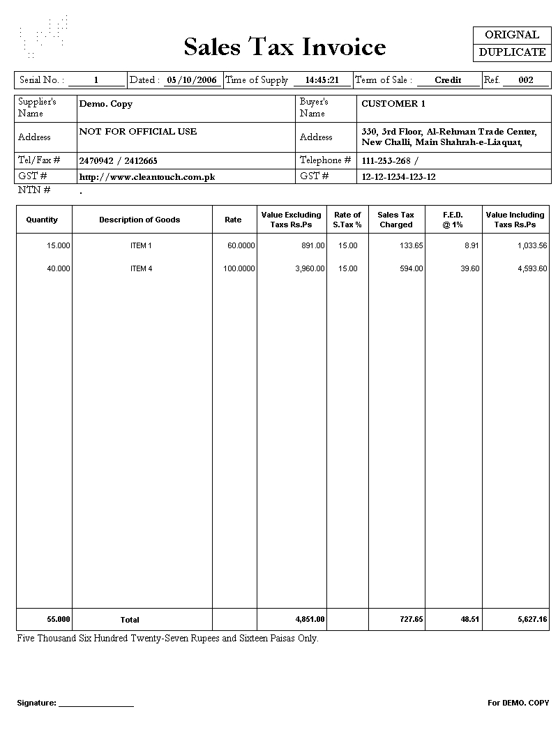 6 sales tax invoice format biology resume sales tax invoice