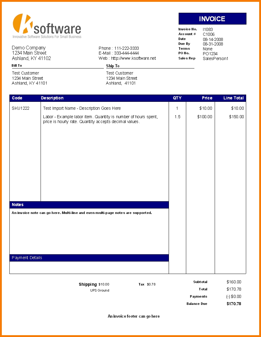 generic invoice pdf invoice template pdf printable invoice template 862 X 1112