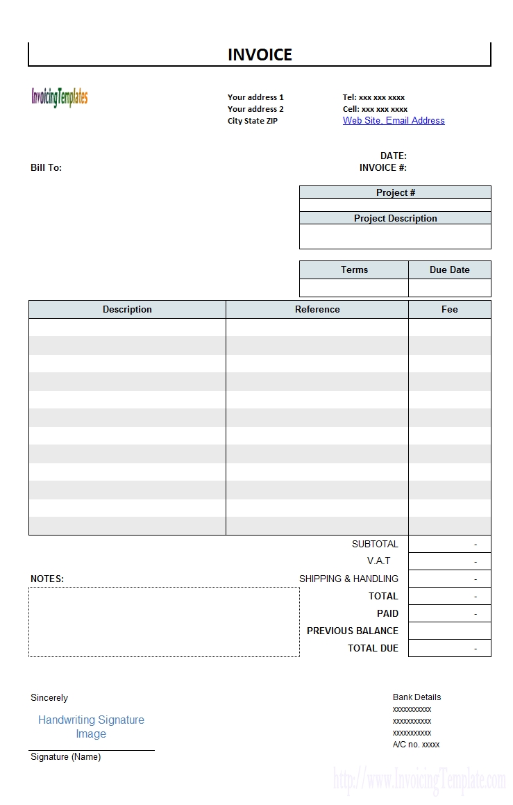 create invoices