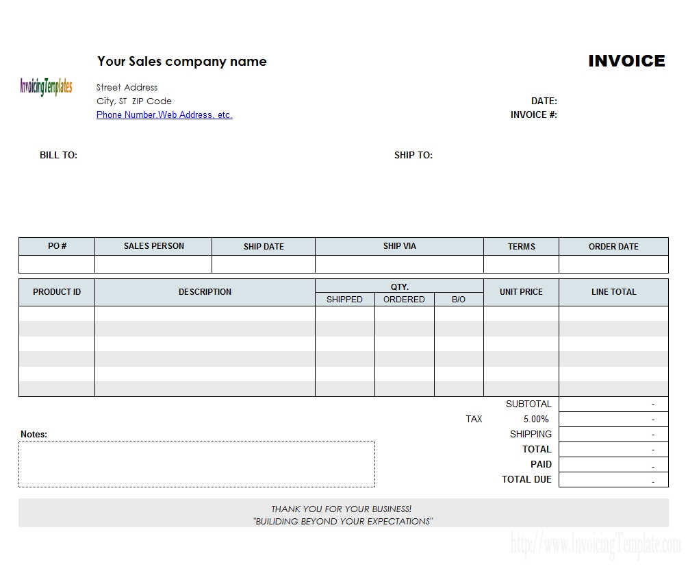 mac invoice template create a invoice template