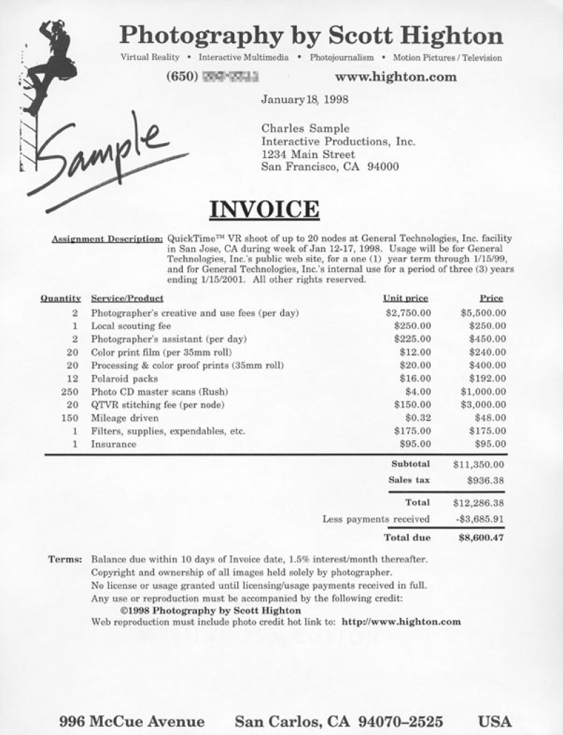 sample invoice terms rabitah sample invoice terms