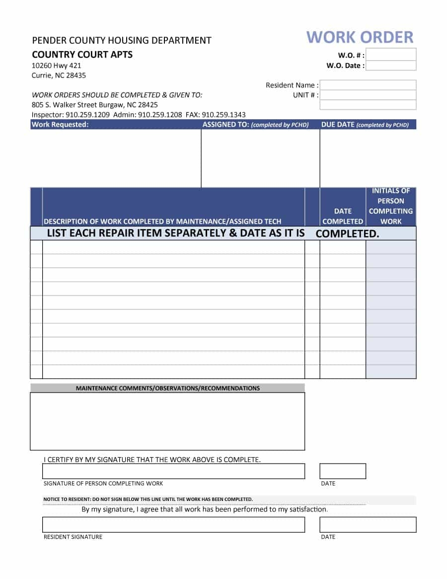 39 work order templates download pdf work order format free edit print work form template