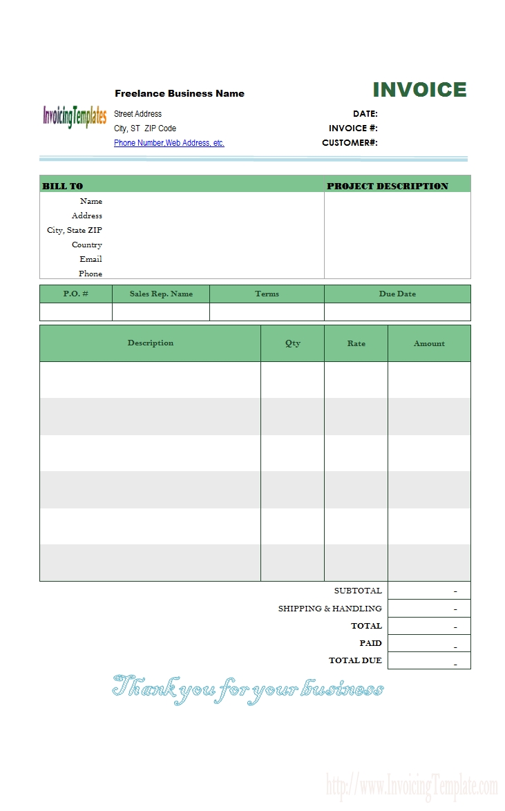 free invoice template tutoring invoice template ideas