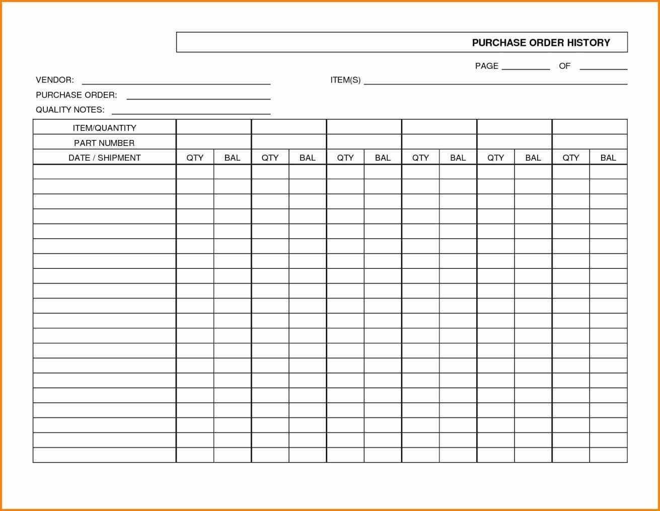 Make Your Own Blank Printable Editable Order Forms Free