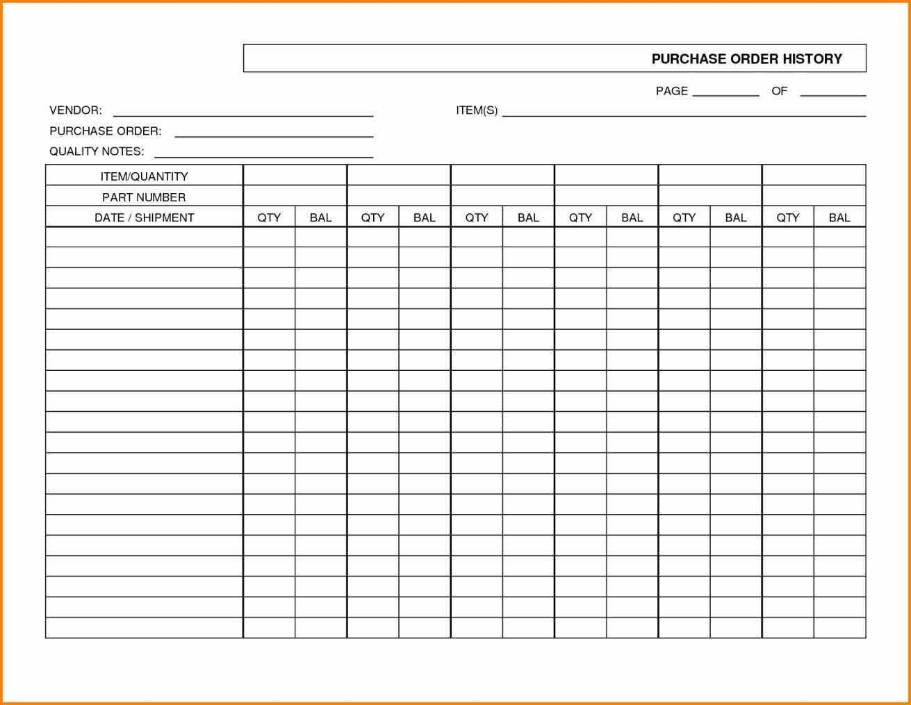 make your own blank printable editable order forms free