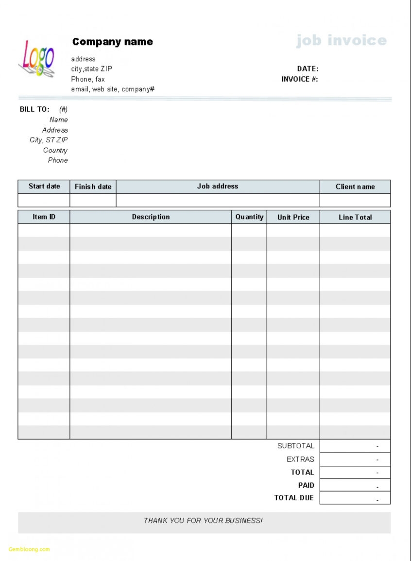 invoice create free invoices online invoice inspirational format of job work bill