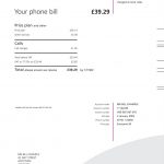 Mobile Phone Purchase Bill * Invoice Template Ideas