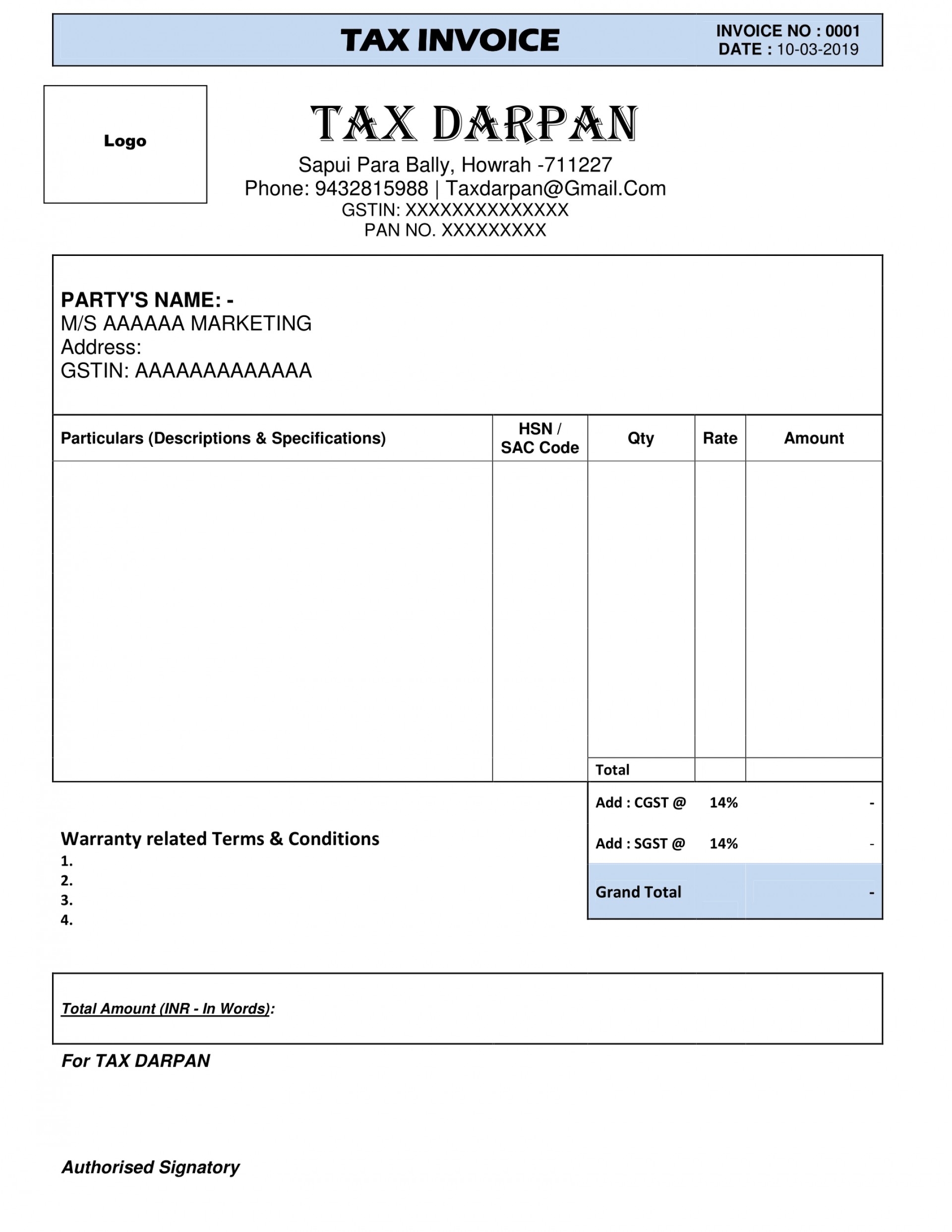 013 microsoft excel gst invoice template format jpgssl1 photo of gst invoice