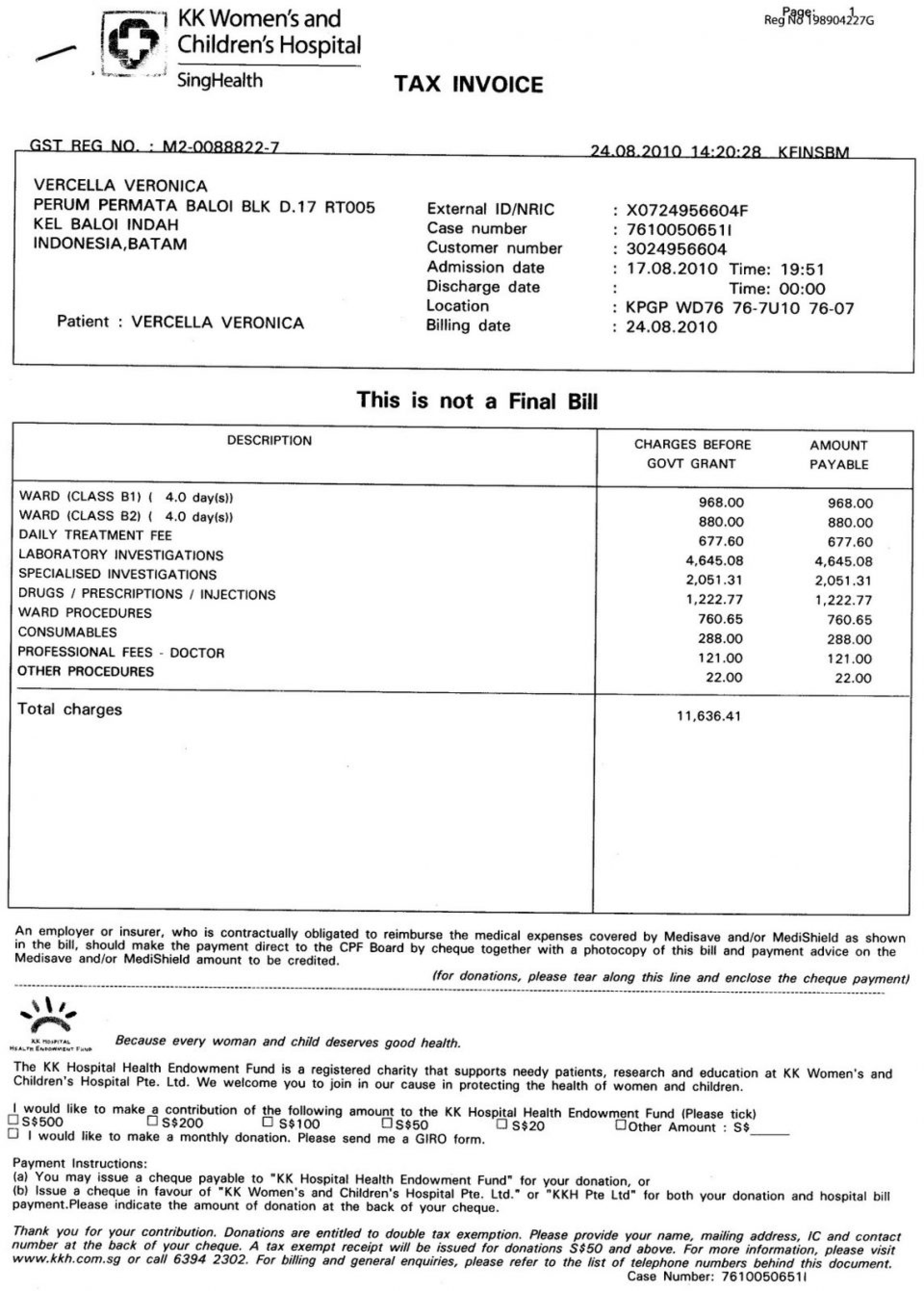 026 fake hospital discharge papers template fresh bill hospital reimbursement sample bill